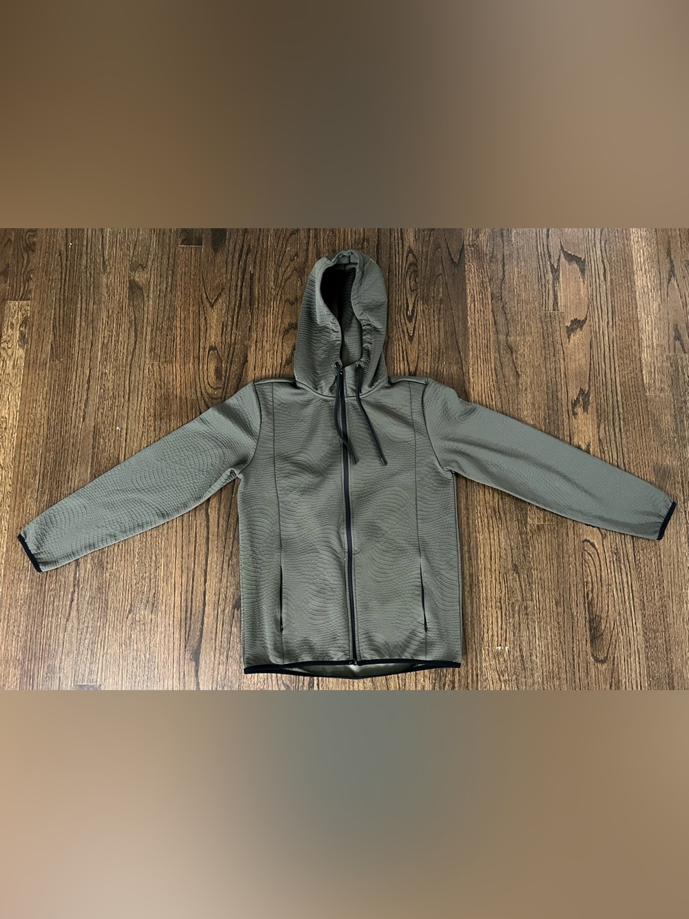 Primark Men's Hooded Zip Jacket — Olive